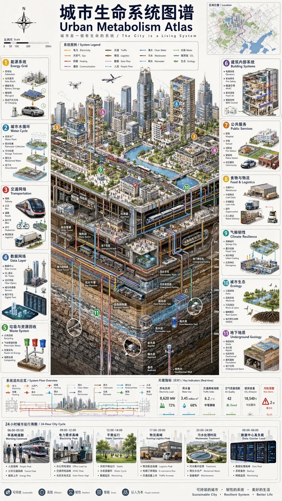 信息图可视化设计 - AI生成效果图
