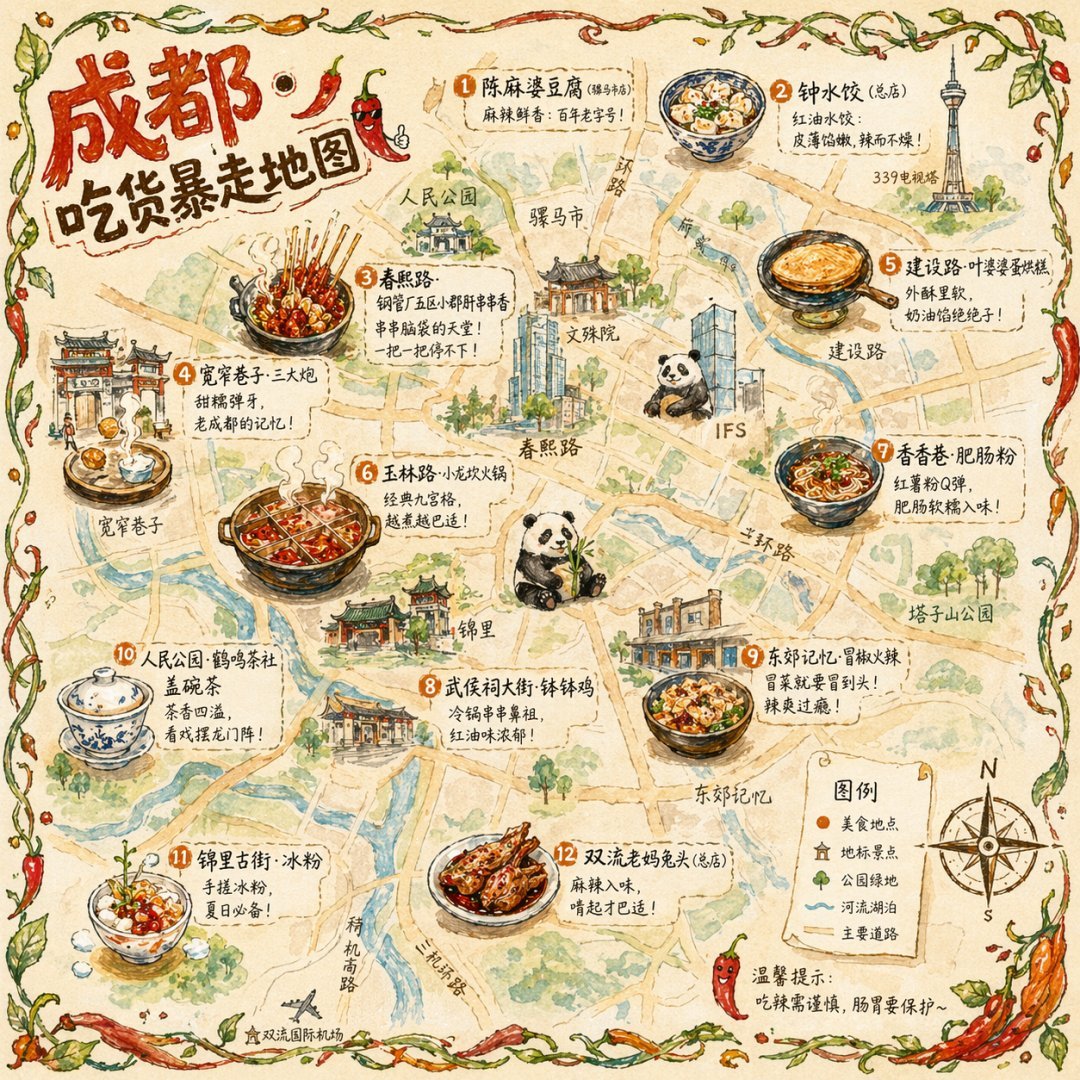 信息图可视化设计 - AI生成效果图
