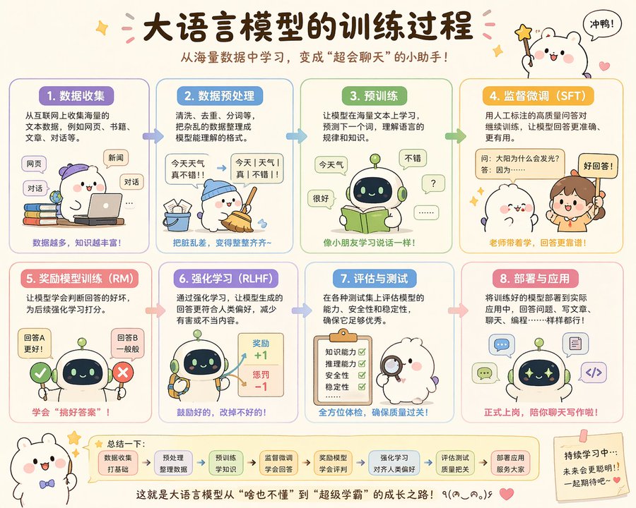 萌系大模型训练图解 - AI生成效果图
