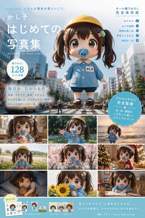 专业设计师打造角色写真集 - AI生成效果图