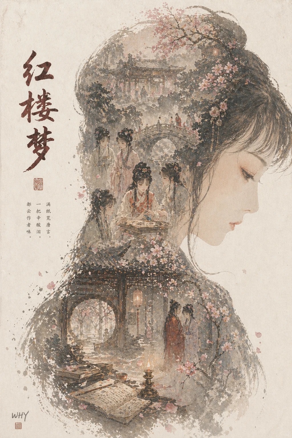 主题海报版式设计 - AI生成效果图